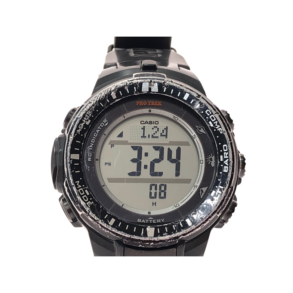 ▼▼CASIO カシオ メンズ腕時計 電波ソーラー デジタルウォッチ PROTREK PRW-3000