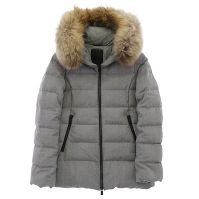 TATRAS タトラス ダウンジャケット 18AW LTA8SP4514 SPERANZA スペランツァ ファー ダウンジャケット グレー系 01【中古】