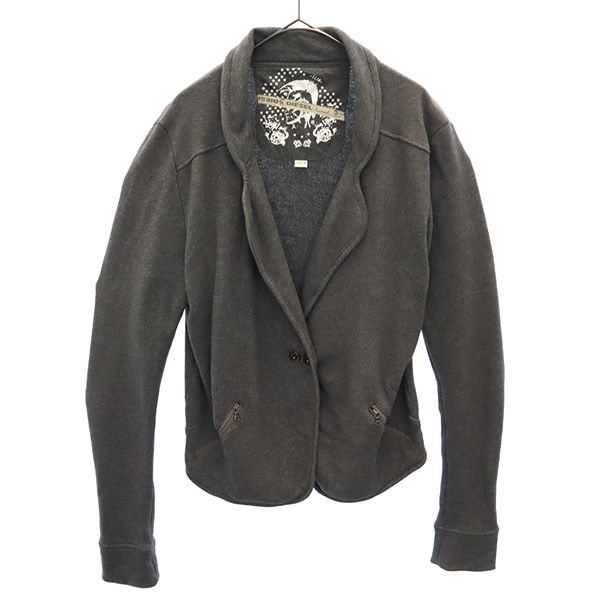 DIESEL Female ディーゼルフィメール 刺繍 コットンジャケット M グレー