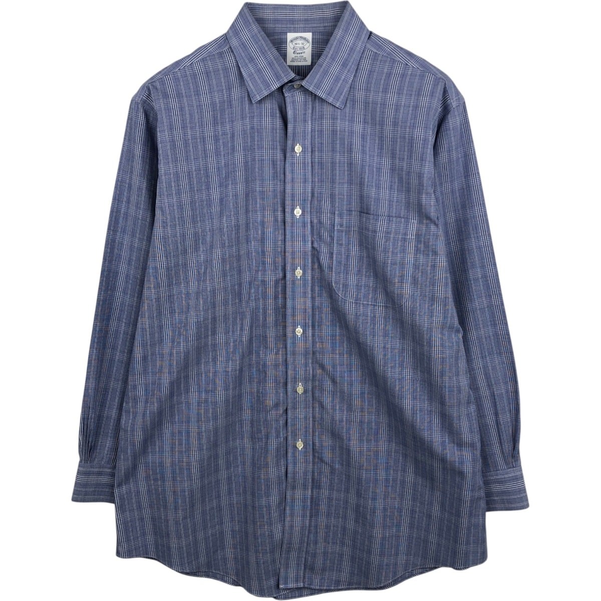 古着 ブルックスブラザーズ Brooks Brothers Est.1818 Classic 長袖 コットンチェックシャツ メンズL相当/eaa478125