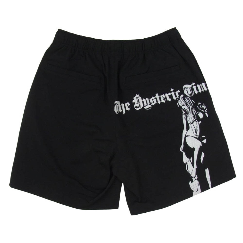 HYSTERIC GLAMOUR ヒステリックグラマー 25SS 02251CP06 HYSTERIC TIMES ヒステリックタイムズ ショーツ ハーフパンツ ブラック系 S【中古】