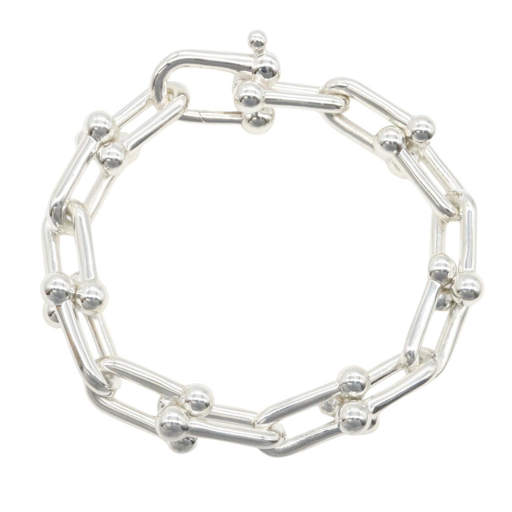 ティファニー TIFFANY&CO ハードウェア ブレスレット ラージ ブレスレット アクセサリー シルバー925 レディース シルバー系 60153089 【中古】