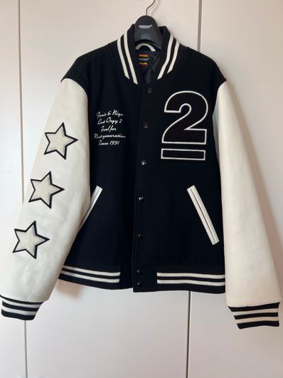 HUMAN MADE UNDERCOVER LAST ORGY2 VARSITY JACKET "Black"