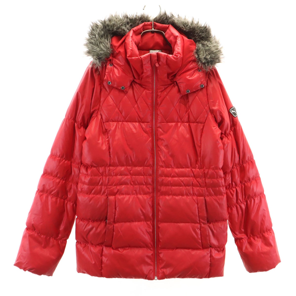 PUMA プーマ ダウンパーカー L レッド