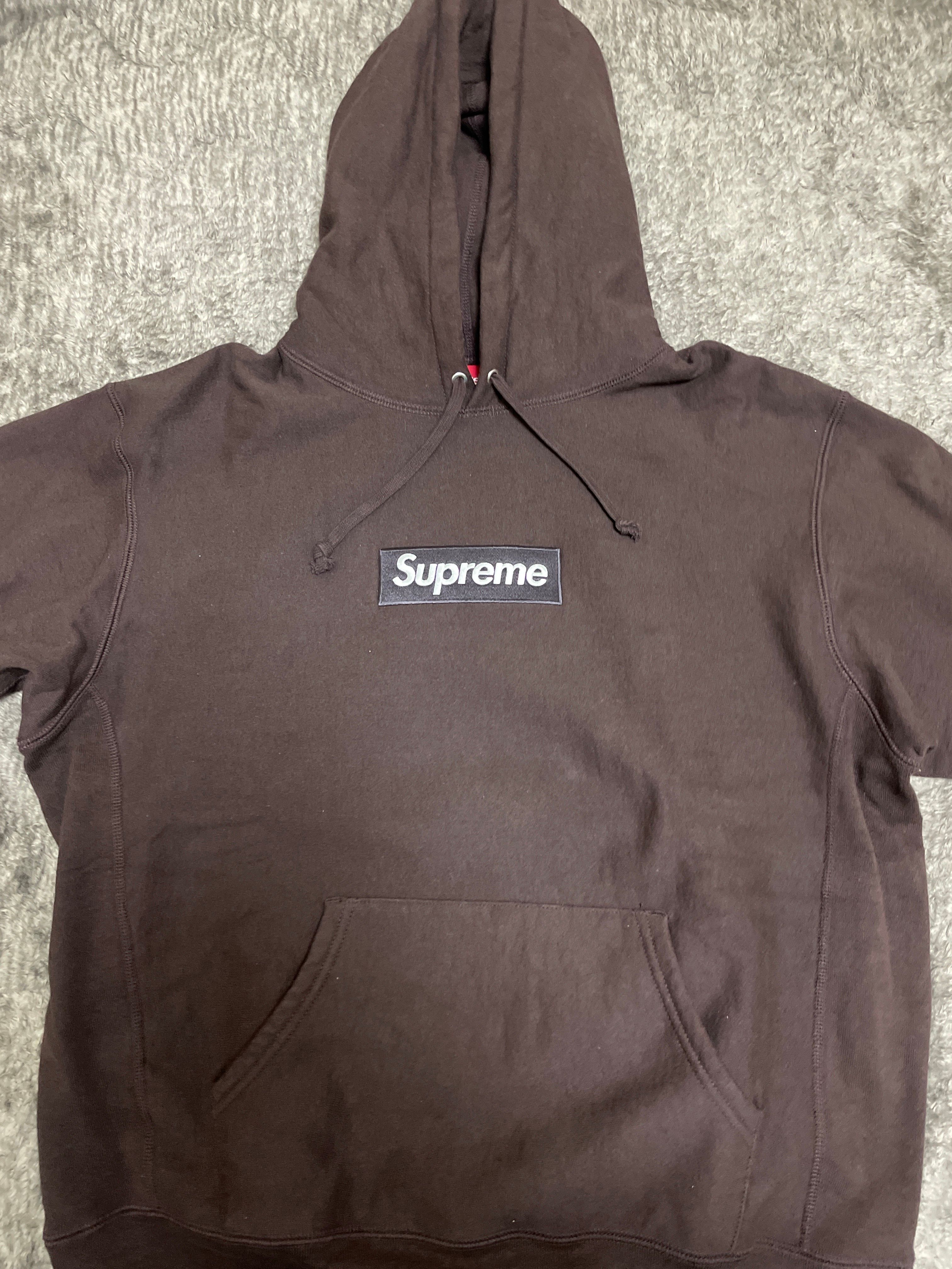 Supreme Box Logo Hooded Sweatshirt "Dark Brown" (21FW)