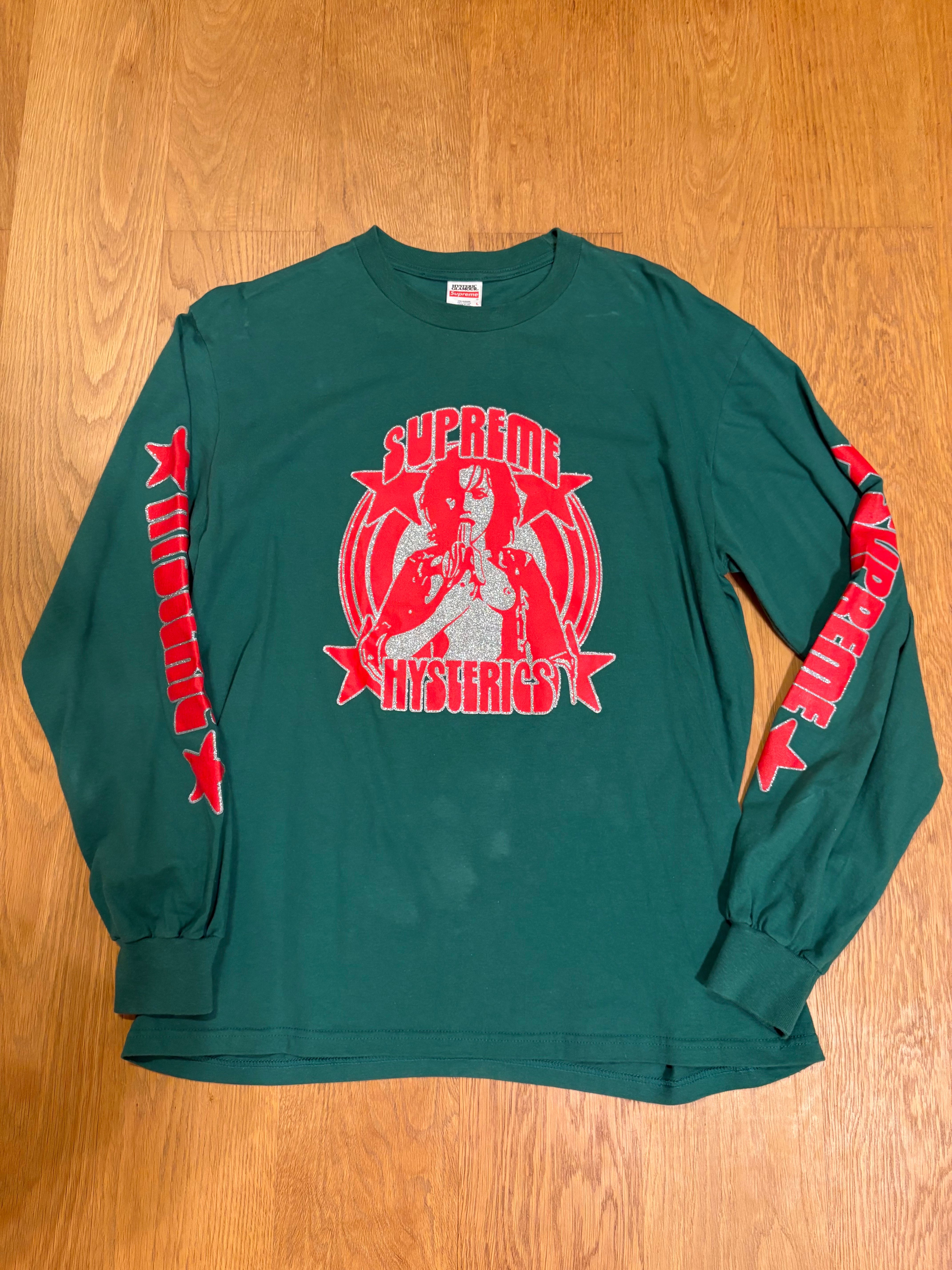Supreme x HYSTERIC GLAMOUR L/S Tee "Green"