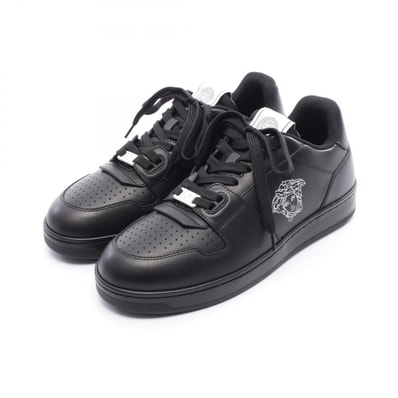 ヴェルサーチ VERSACE メデューサ スニーカー 靴 レザー メンズ ブラック系 【中古】
