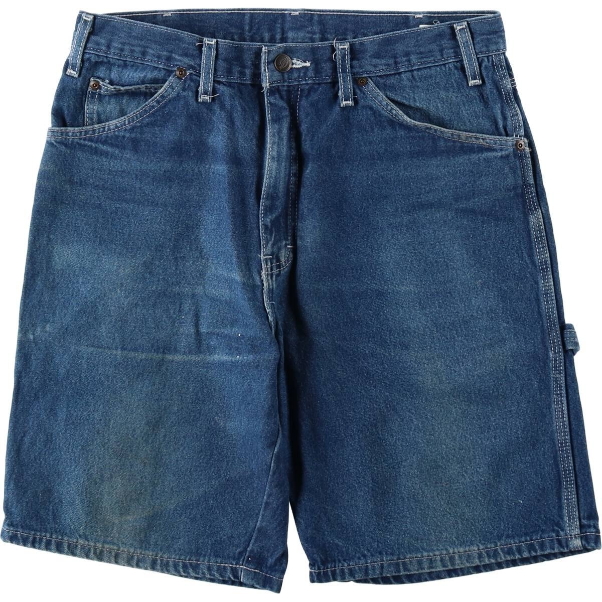 古着 ディッキーズ Dickies デニムペインターショーツ ショートパンツ メキシコ製 メンズw32相当/eaa648122
