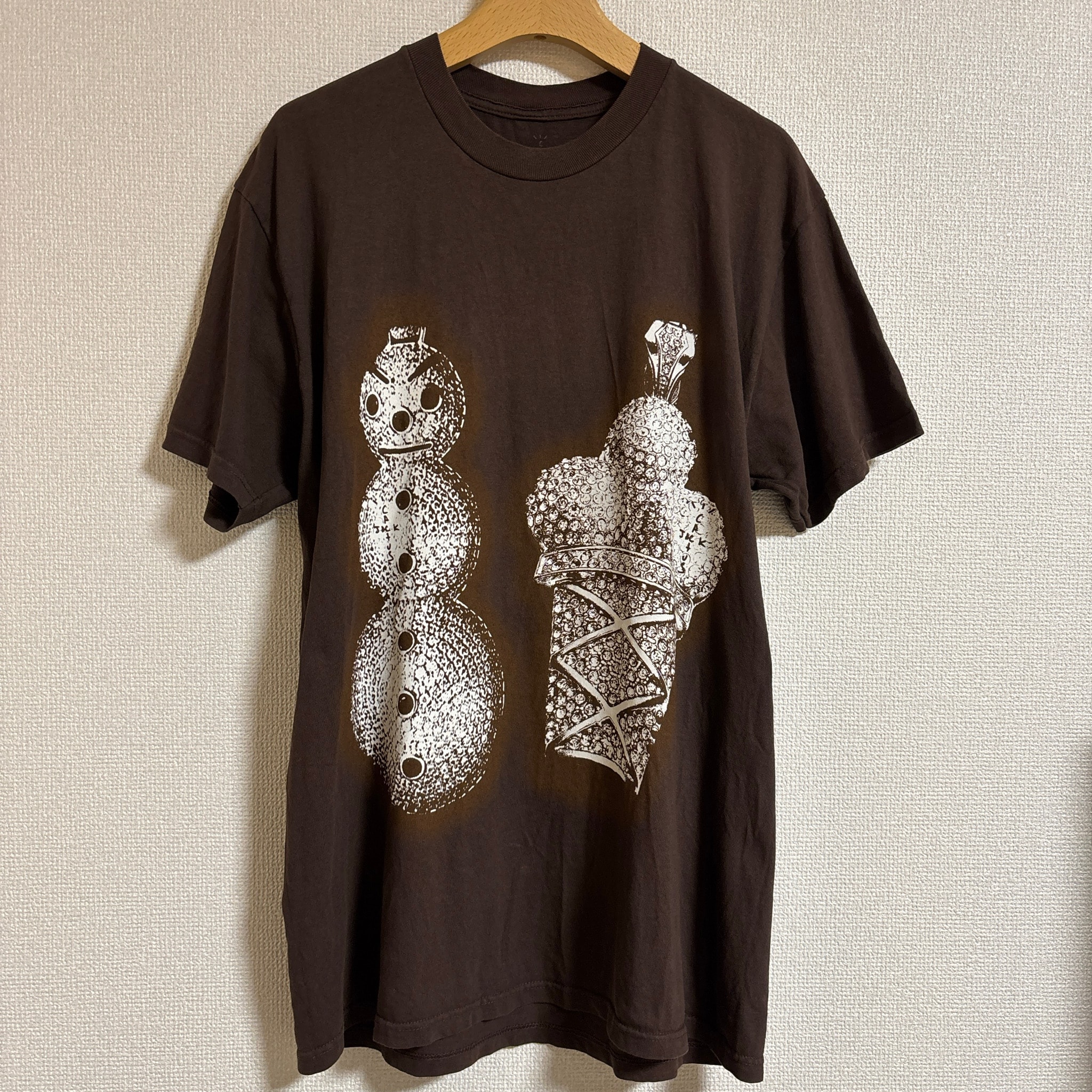 Travis Scott Cactus Jack For Verzuz TM:1017 T-Shirt "Brown" "Black"