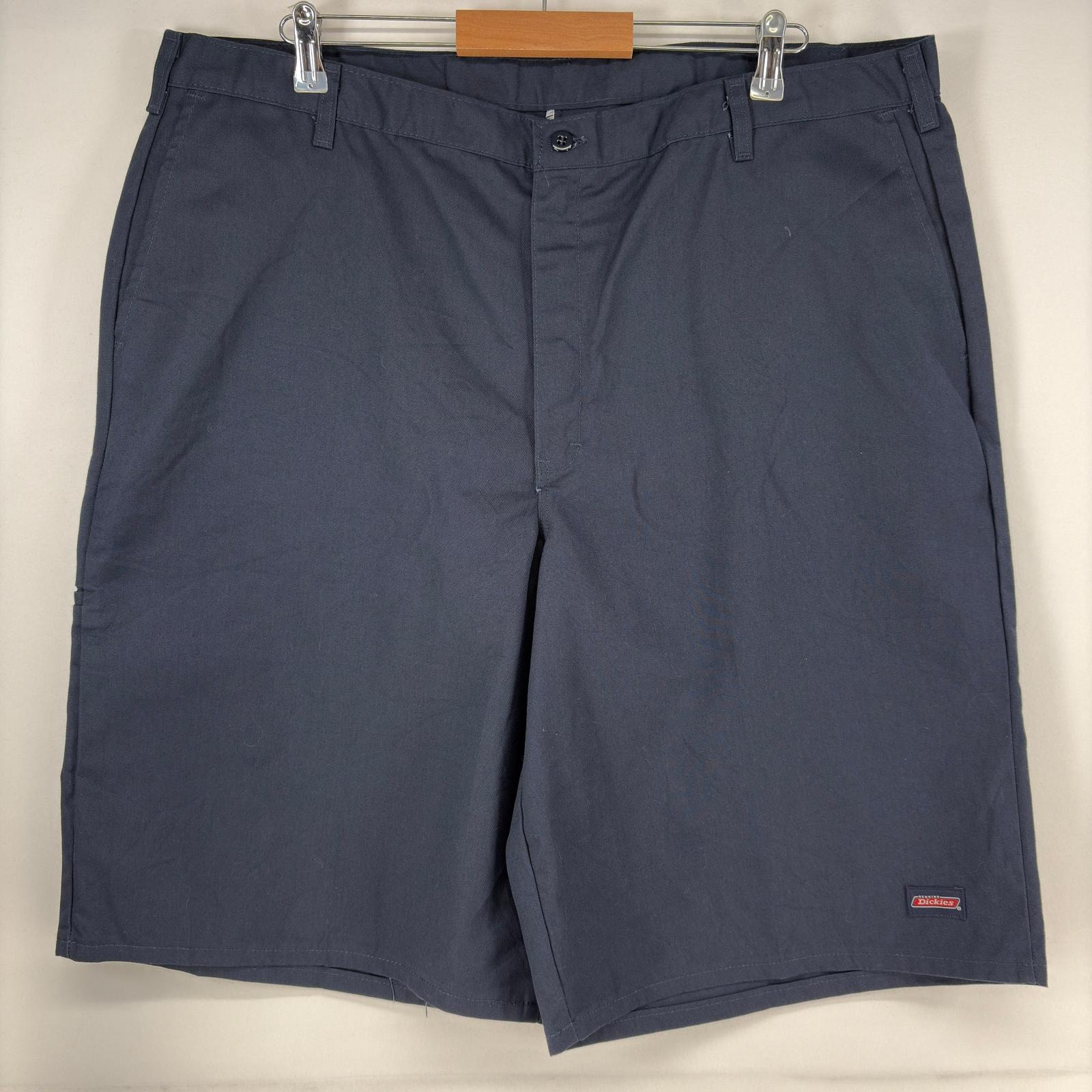 古着 ディッキーズ Dickies ショートパンツ ワーク ワンポロゴ ジッパーフライ 大きいサイズ ハーフパンツ w44 ネイビー メンズ