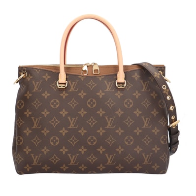 ルイヴィトン パラス LV モノグラム ショルダーバッグ モノグラムキャンバス M40907 ブラウン レディース LOUIS VUITTON 中古