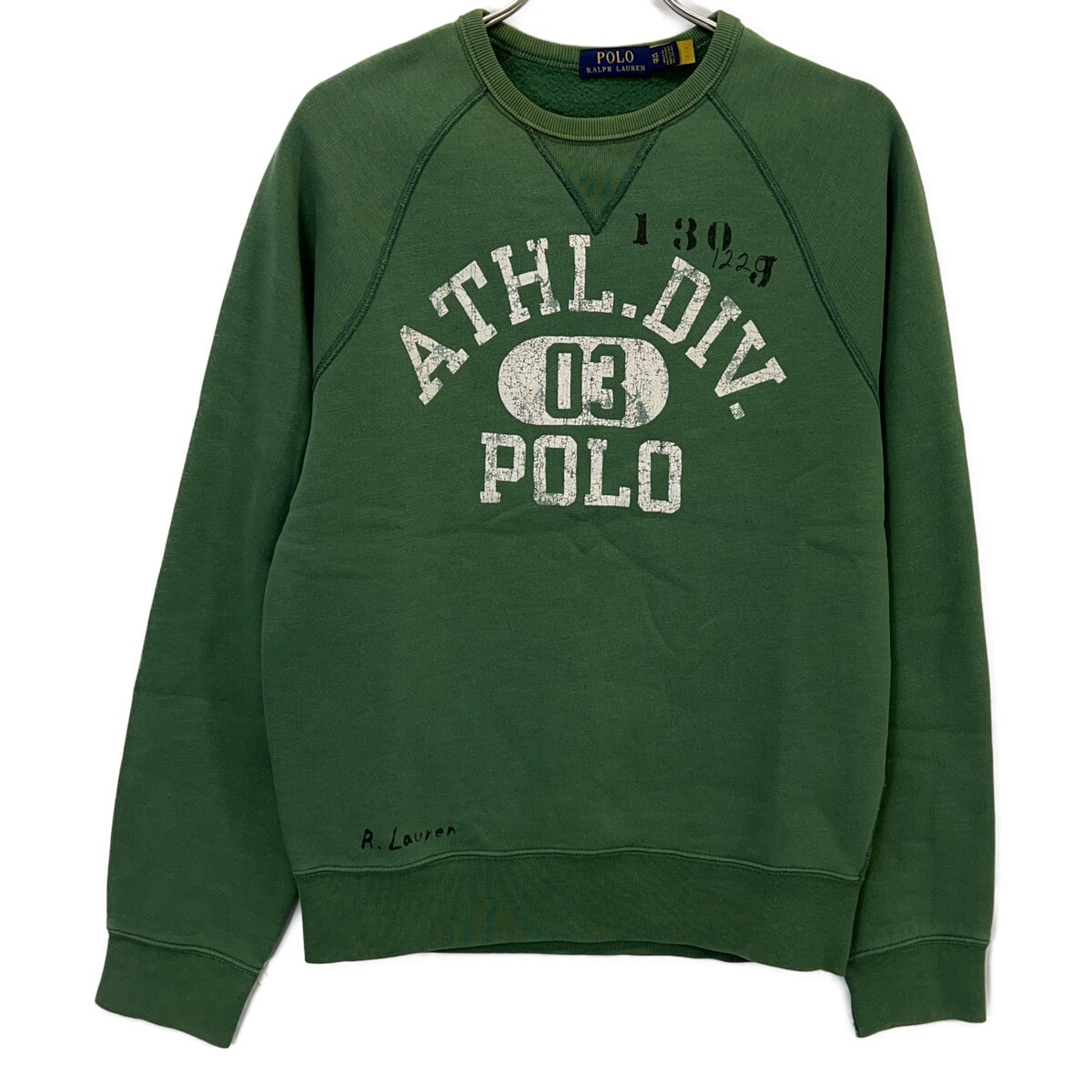 ポロ ラルフローレン 【美品/国内正規】710823538001 フリースグラフィック スウェットシャツ XS