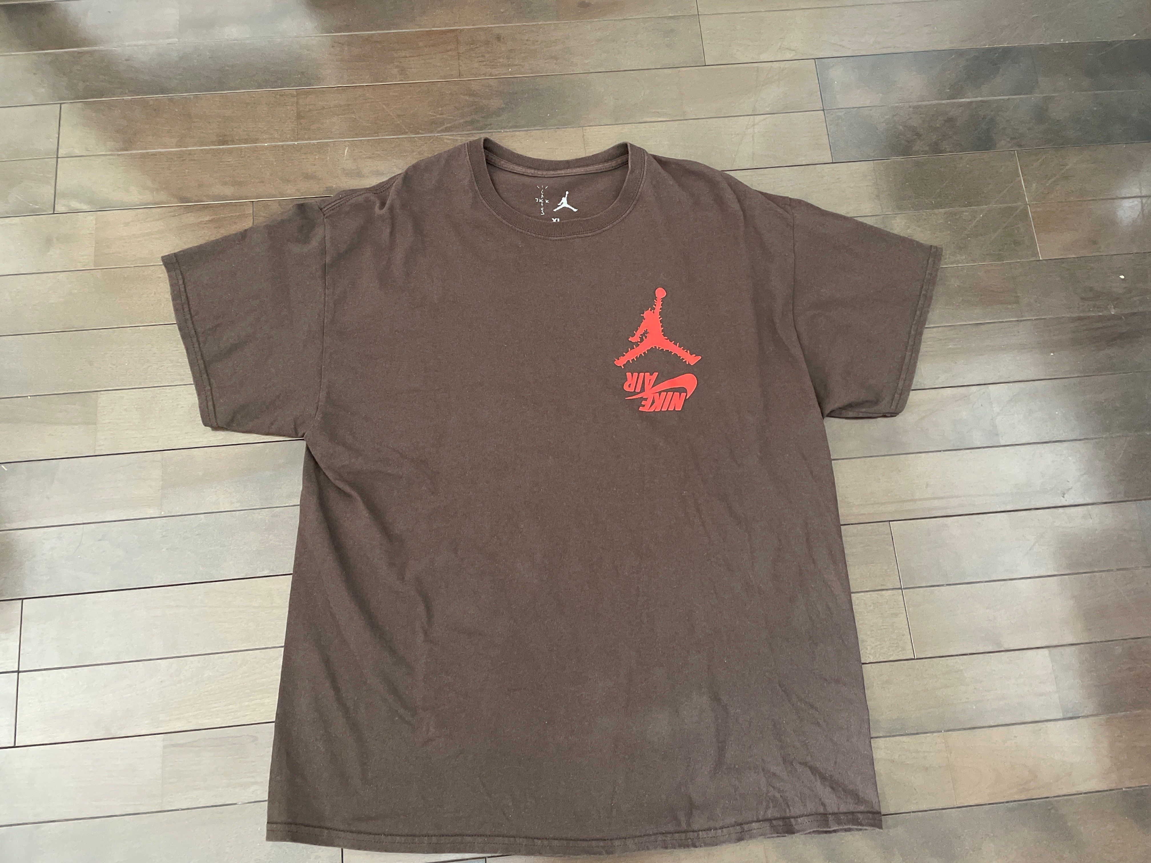 Air Jordan x Travis Cactus Jack Highest T Shirt "Brown"