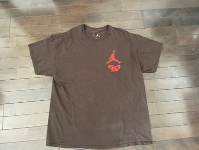 Air Jordan x Travis Cactus Jack Highest T Shirt "Brown"