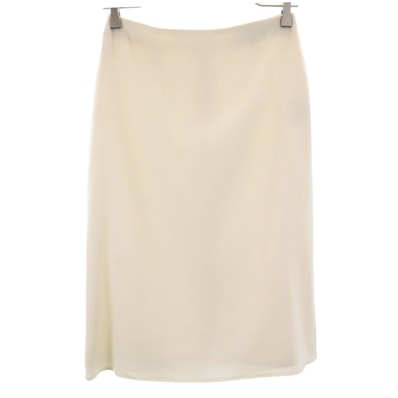RALPH RALPH LAUREN ラルフラルフローレン 日本製 ミモレ丈 タイトスカート 9 アイボリー系