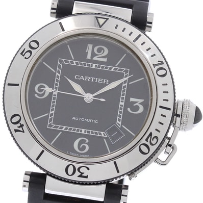 カルティエ パシャ シータイマー W31077U2 メンズ 【中古】