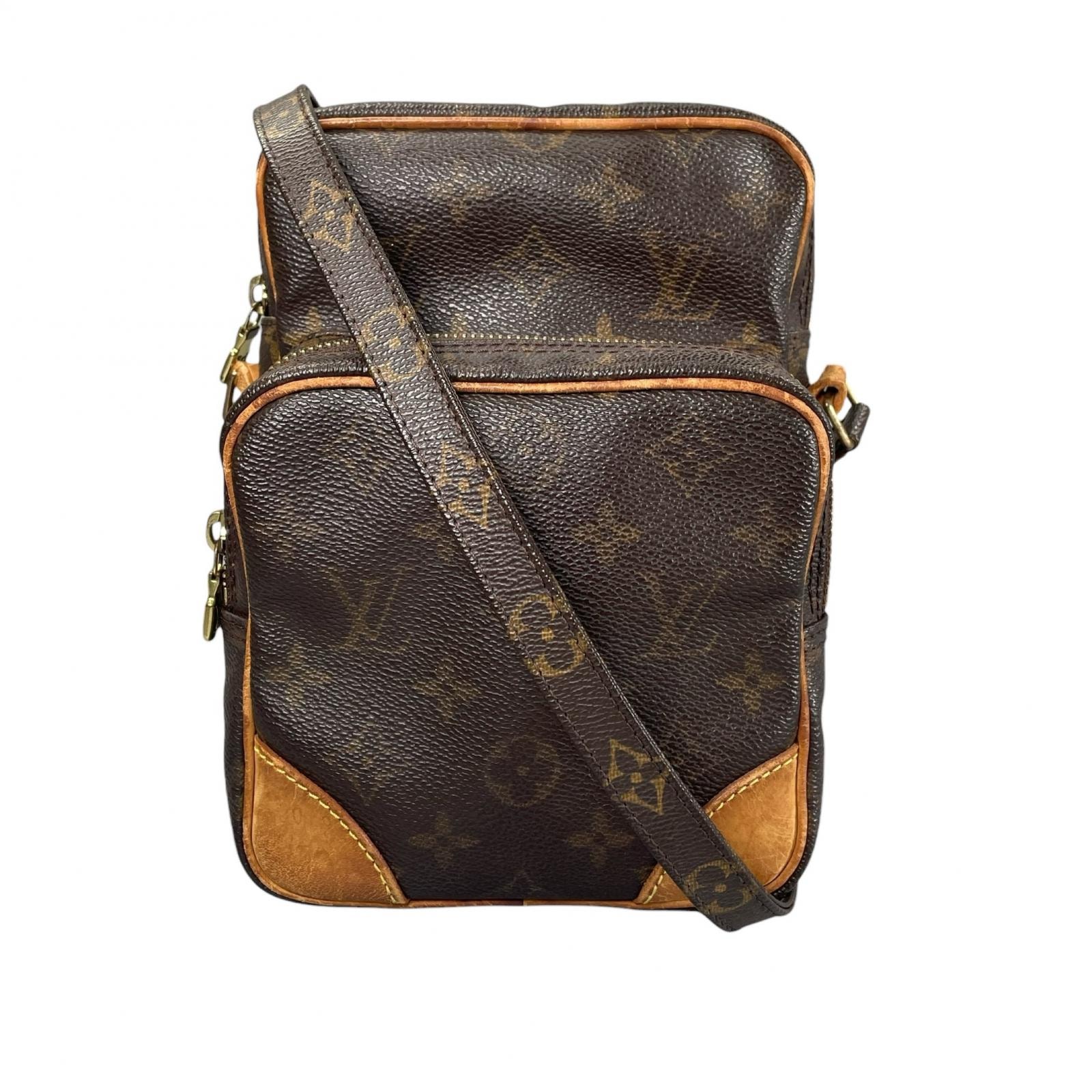 LOUIS VUITTON ルイ・ヴィトン アマゾン M45236 ショルダーバッグ モノグラムキャンバス ブラウン レディース【中古】