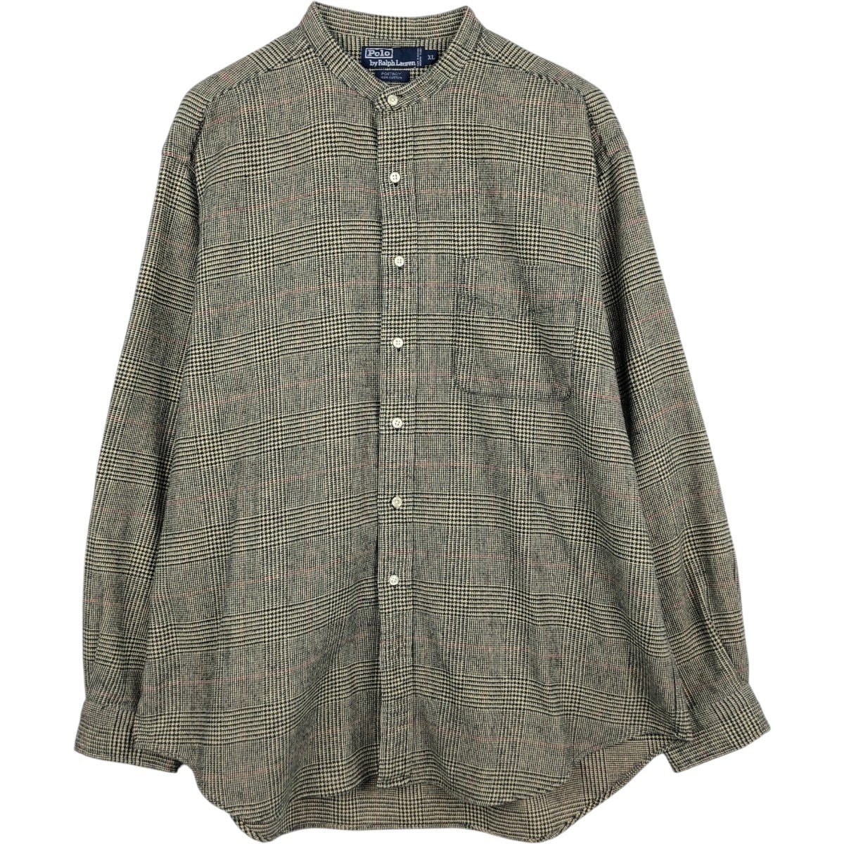 古着 ラルフローレン Ralph Lauren POLO by Ralph Lauren 長袖 フランネルチェックシャツ スタンドカラー メンズXL相当/eaa666162