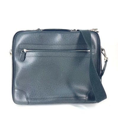 ルイヴィトン LOUIS VUITTON ポルト・オルディナトゥール・オデッサ M32522 タイガ 2WAY ハンドバッグ 斜め掛け ショルダーバッグ ビジネスバッグ タイガレザー アルドワーズ ブラック