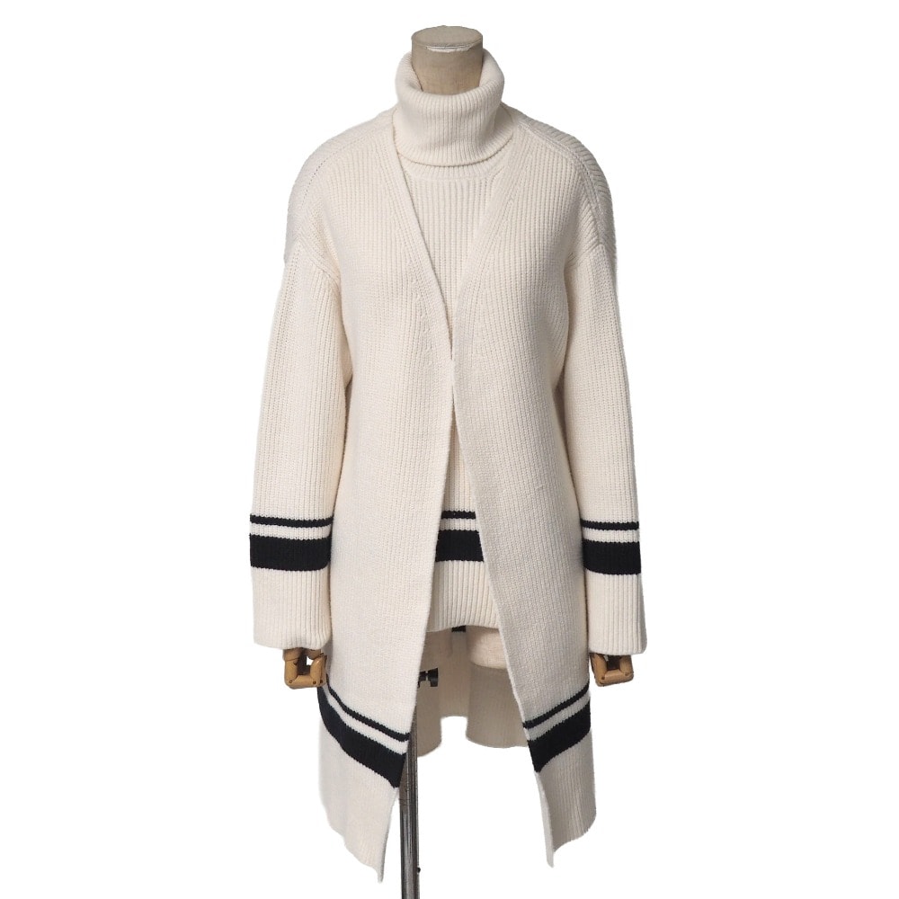 FOXEY NEW YORK COLLECTION フォクシー ニューヨーク コレクション アンサンブル サイズ38 カーディガン タートルネックニット ブランド古着【中古】20260608/RA9701