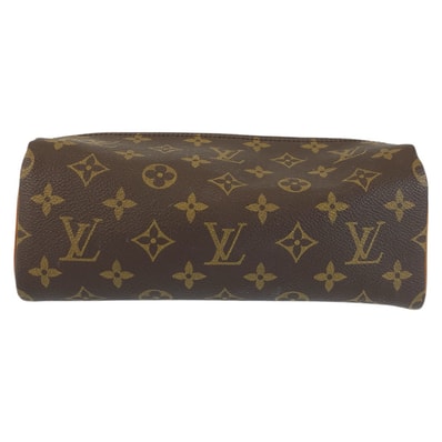 美品 LOUIS VUITTON ルイヴィトン モノグラム トゥルース パット プレシオン ブラウン ゴールド金具 PVC ポーチ マルチポーチ 602425 【中古】