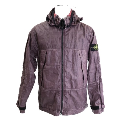 ストーンアイランド 【美品/国内正規】K1S154100040S0030 Raw Linen Plated-OVD Short Parka ジャケット S