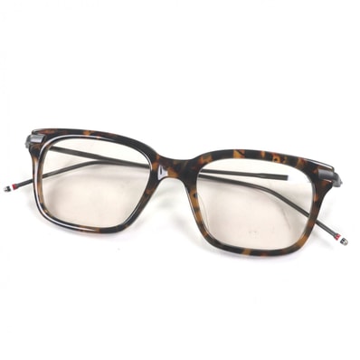 極美品 トムブラウン メガネ ブラウン 49□19-150 TB-701-B
