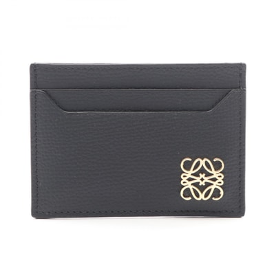 ロエベ LOEWE アナグラム カードケース アクセサリー レザー レディース ブラック系 C821075X091206 【新品】