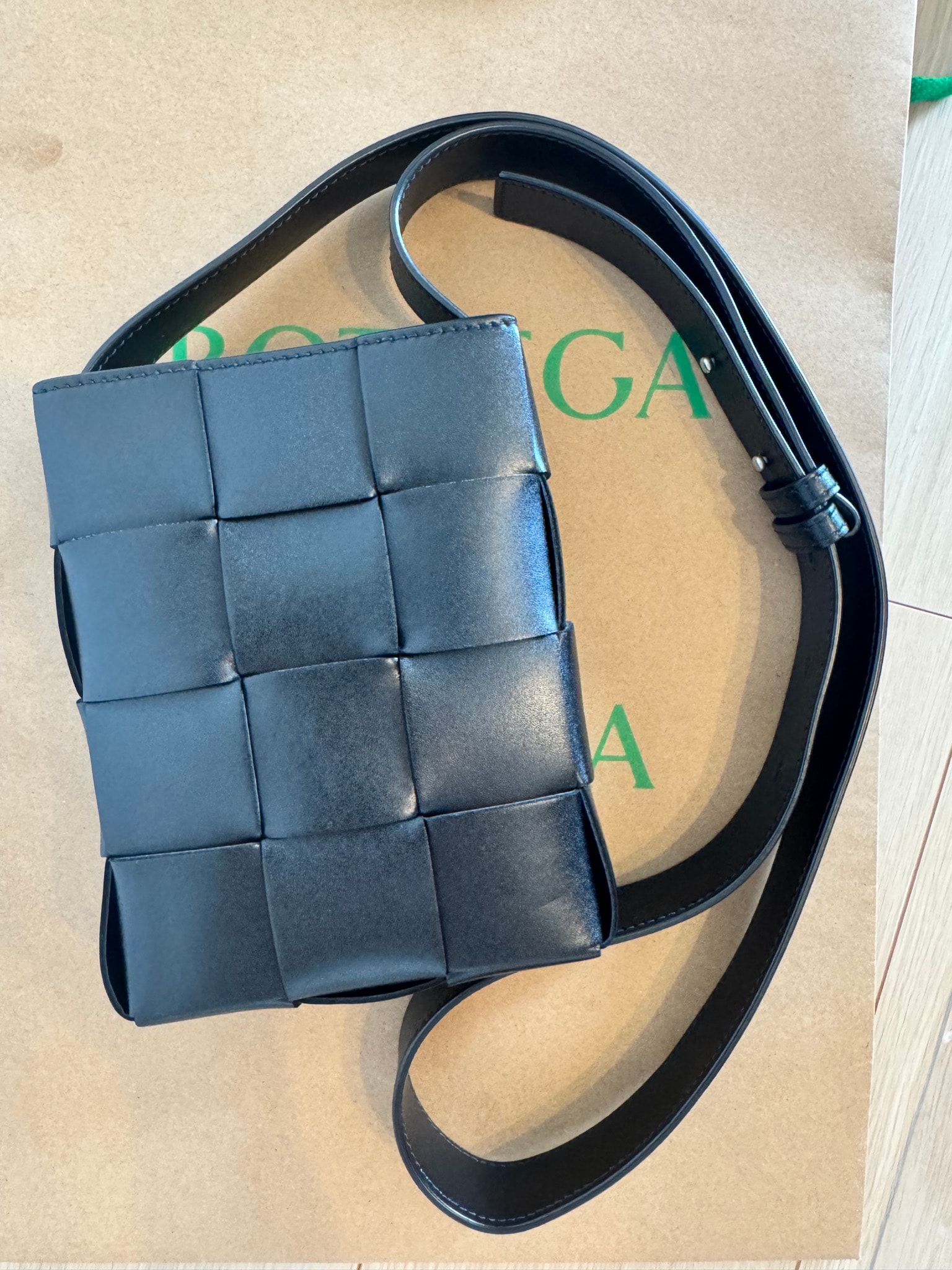 Bottega Veneta Cassette Phone Pouch "Black"