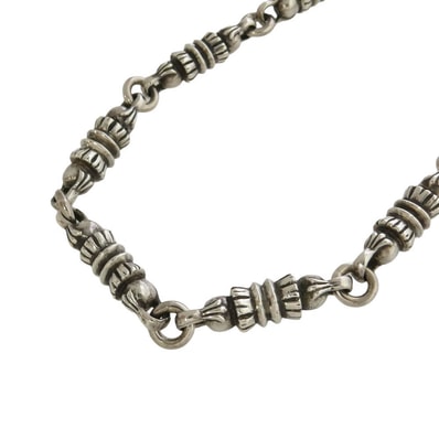 CHROME HEARTS クロムハーツ(原本無) BARREL LINK バレルリンク チェーン ネックレス シルバー系【中古】