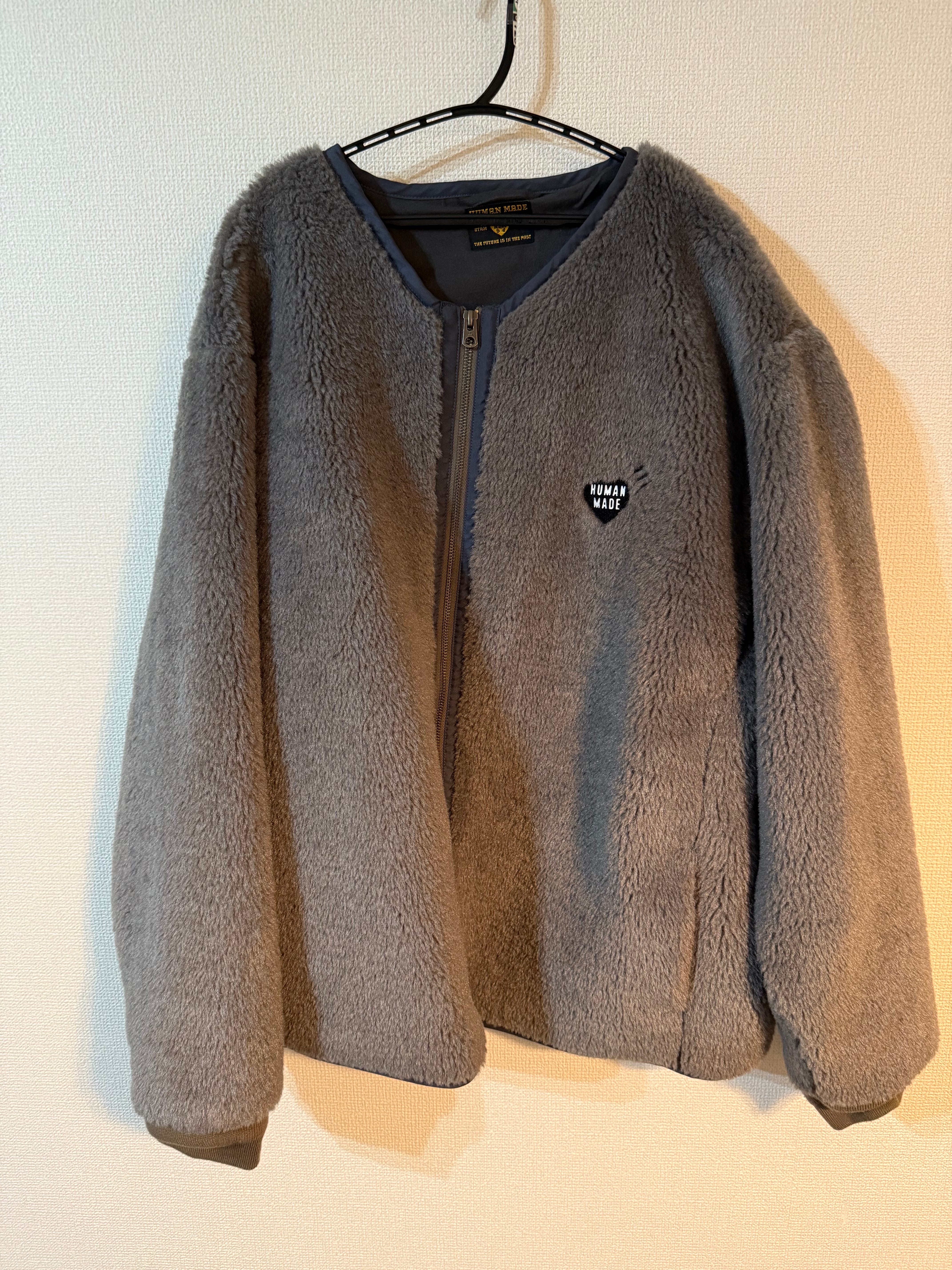 HUMAN MADE Boa Liner Jacket "Gray"