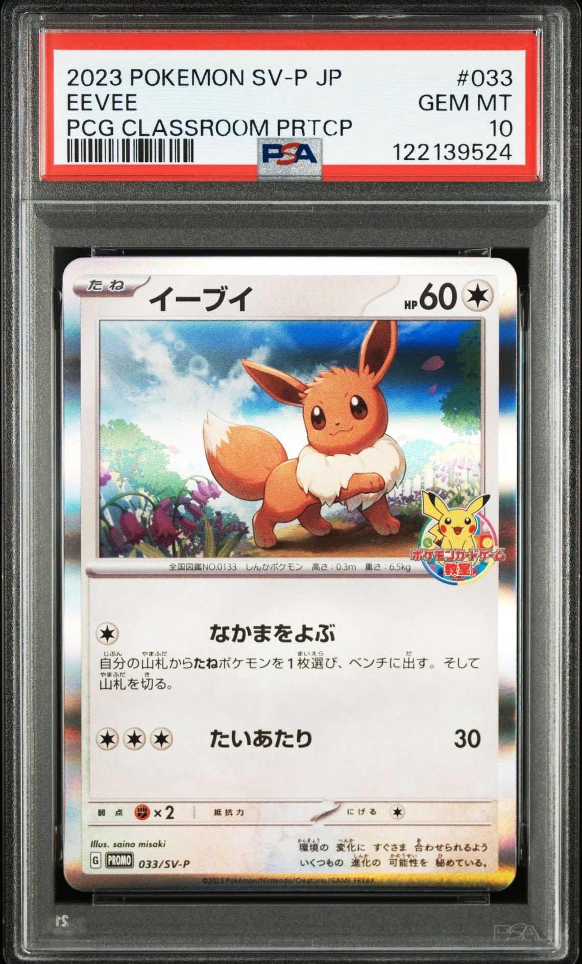 イーブイ: プロモ [SV-P 033](「 ポケモンカードゲーム教室」プロモーションカード「SV-P」)