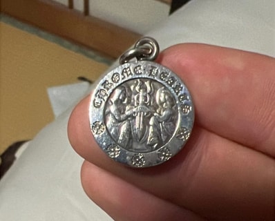 Chrome Hearts Angel Medal Charm "Silver"