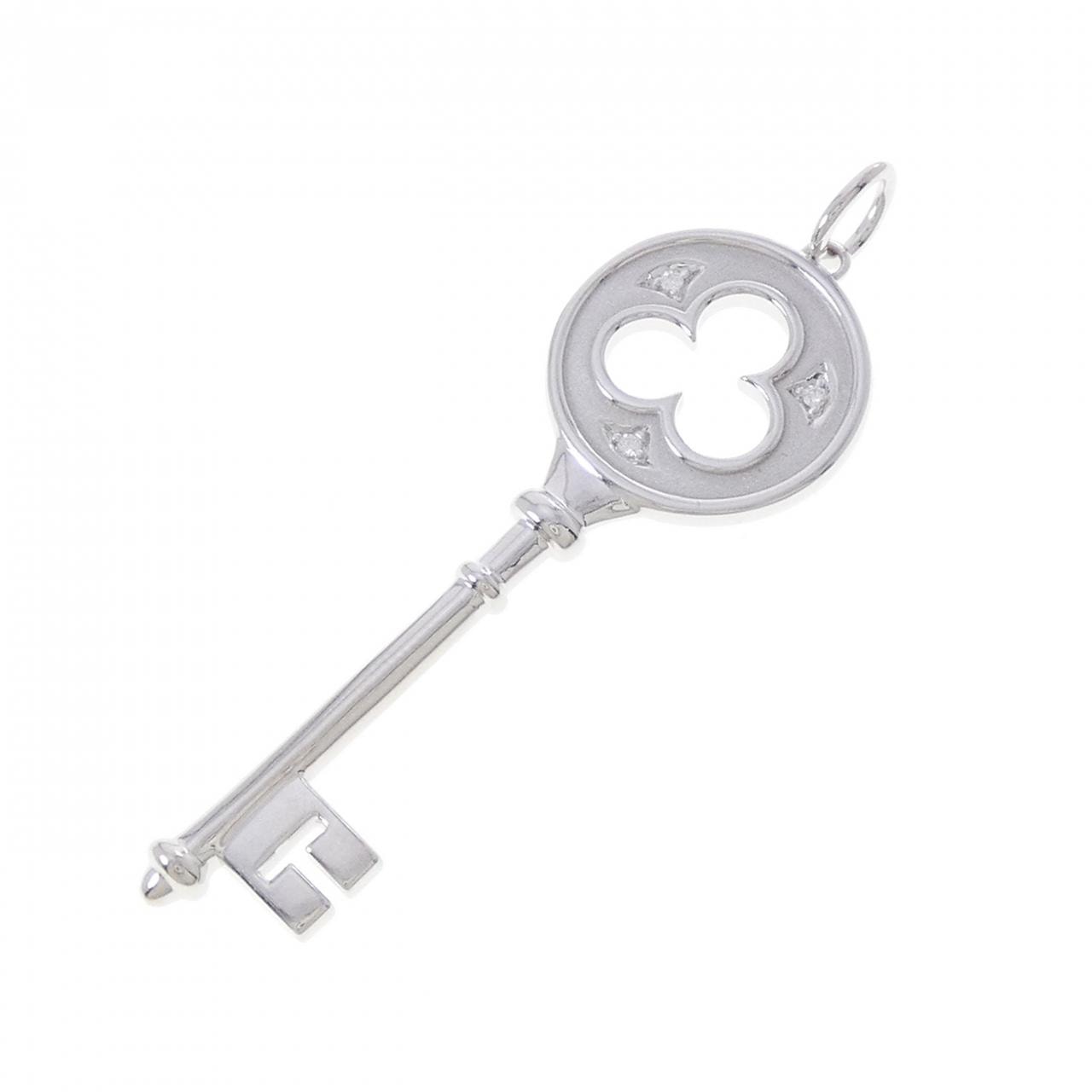 ティファニー クローバー キー ペンダント