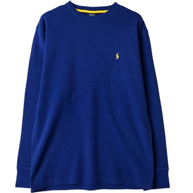 古着 ラルフローレン Ralph Lauren POLO RALPH LAUREN SLEEPWEAR サーマルロンT ワッフル メンズXL相当/eaa529694