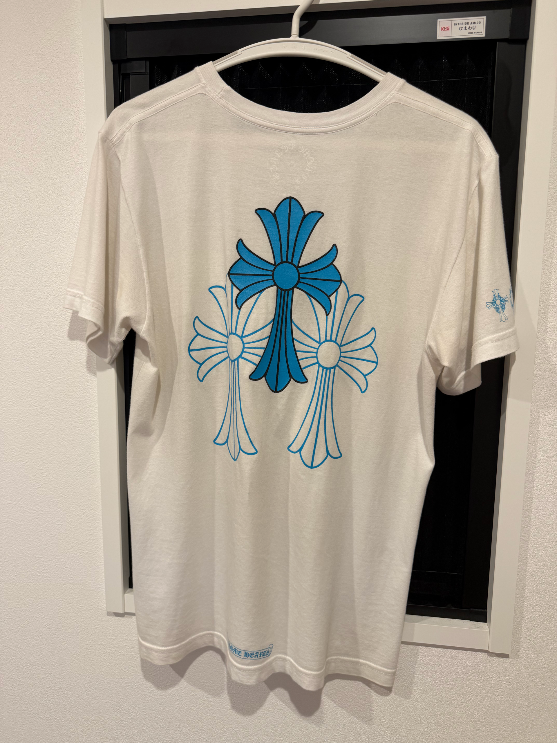 Chrome Hearts 3 Cemetery Cross Logo S/S T-Shirt "White"