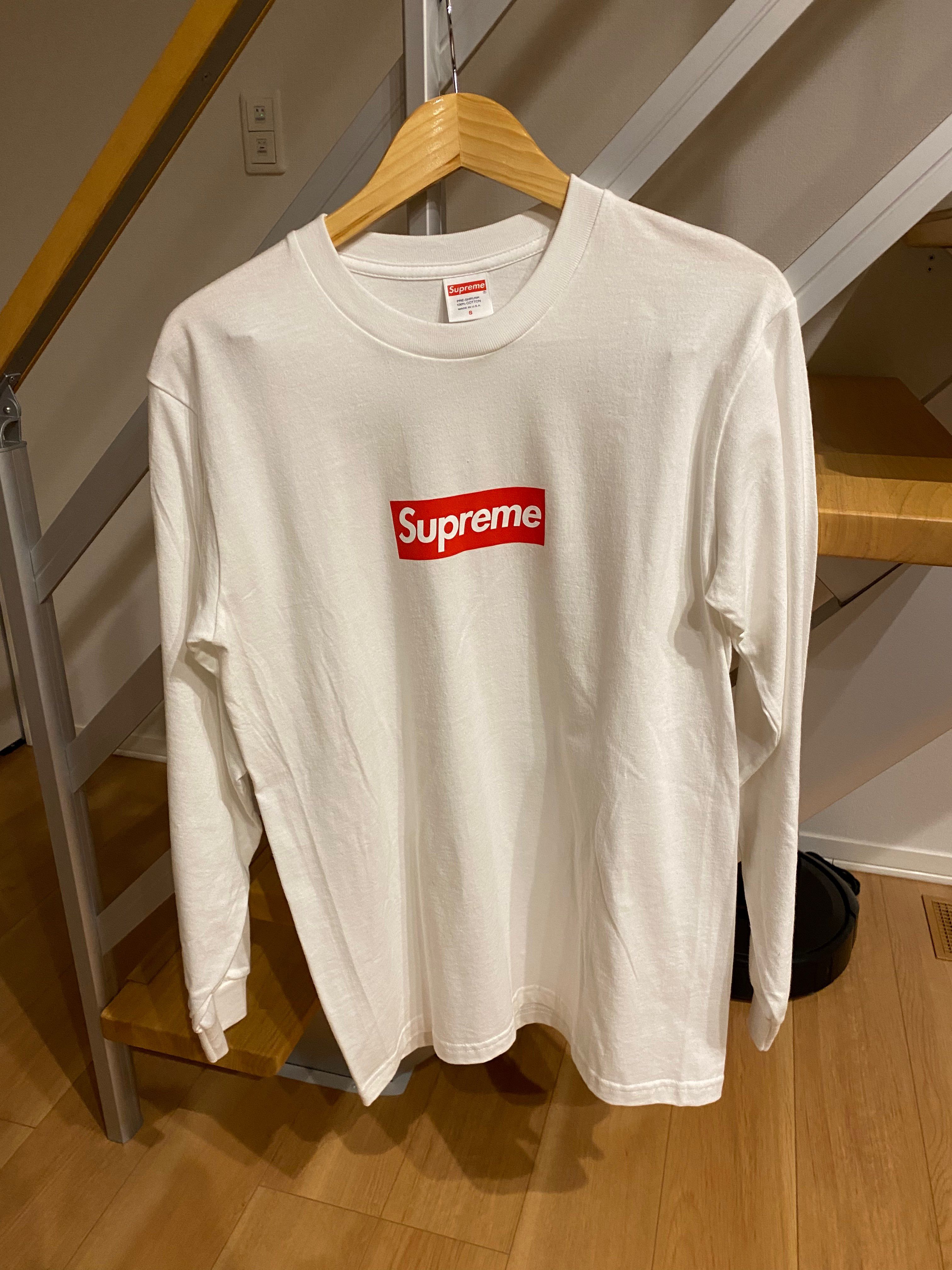 Supreme Box Logo L/S Tee "White"