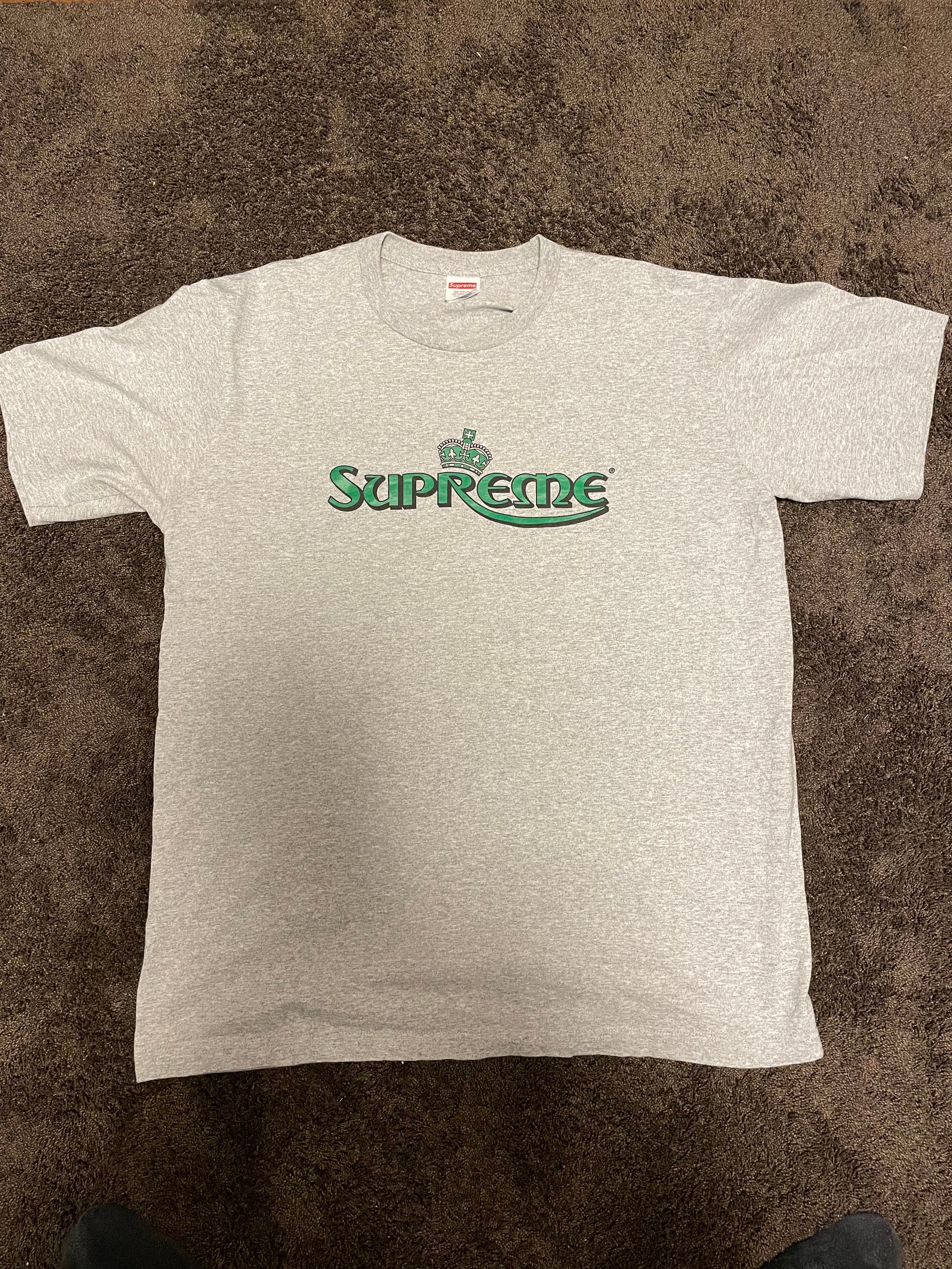 Supreme Crown Tee "Heather Grey"