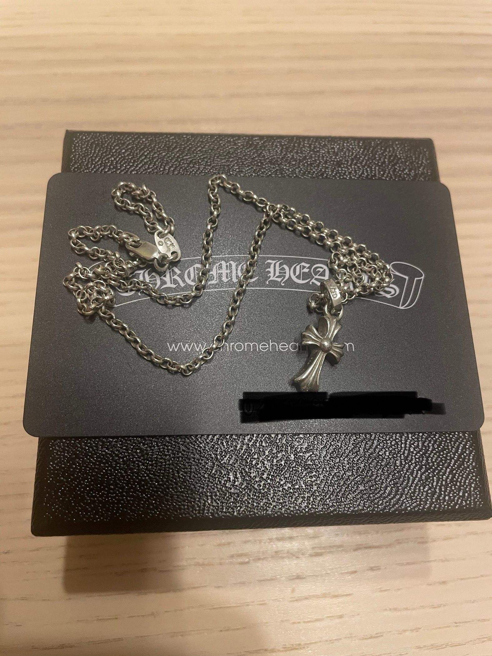 クロムハーツベビーファット/クロムハーツ ロールチェーン18インチ(45センチ)