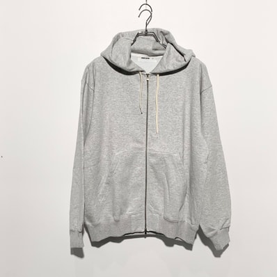 everyone Cotton Zip Up Hoodie "Grey"