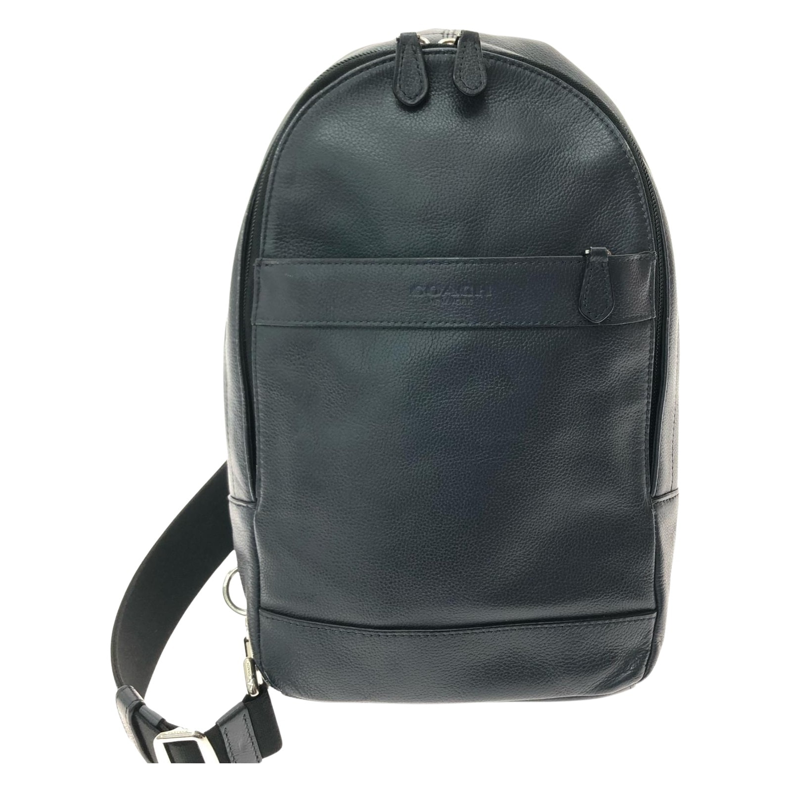 ▼▼COACH コーチ メンズ ボディーバッグ メッセンジャーバッグ レザー F54770 ネイビー