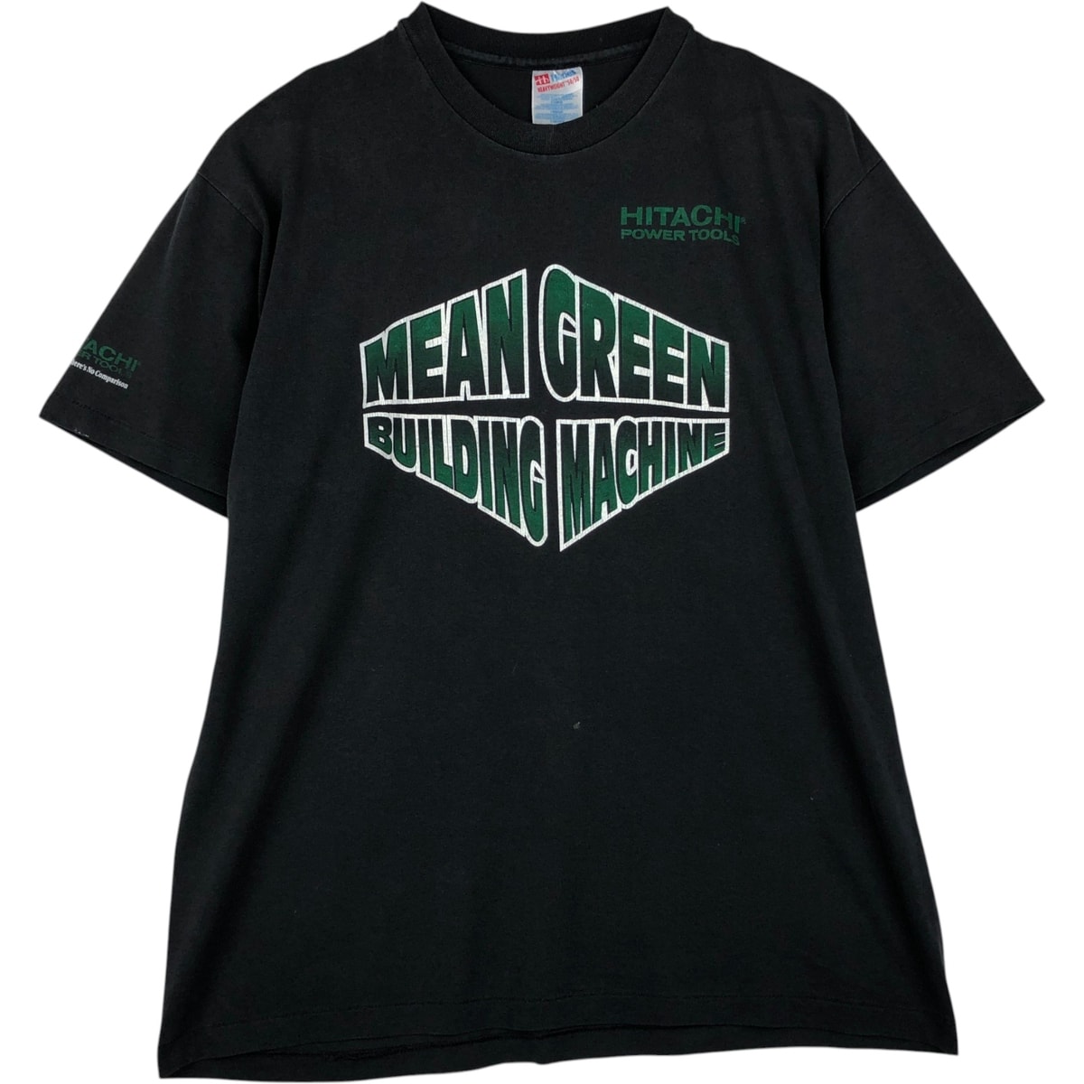 古着 90年代~ ヘインズ Hanes HEAVYWEIGHT 50/50 HITACHI 日立 POWER TOOLS アドバタイジングTシャツ メンズXL相当/eaa623354