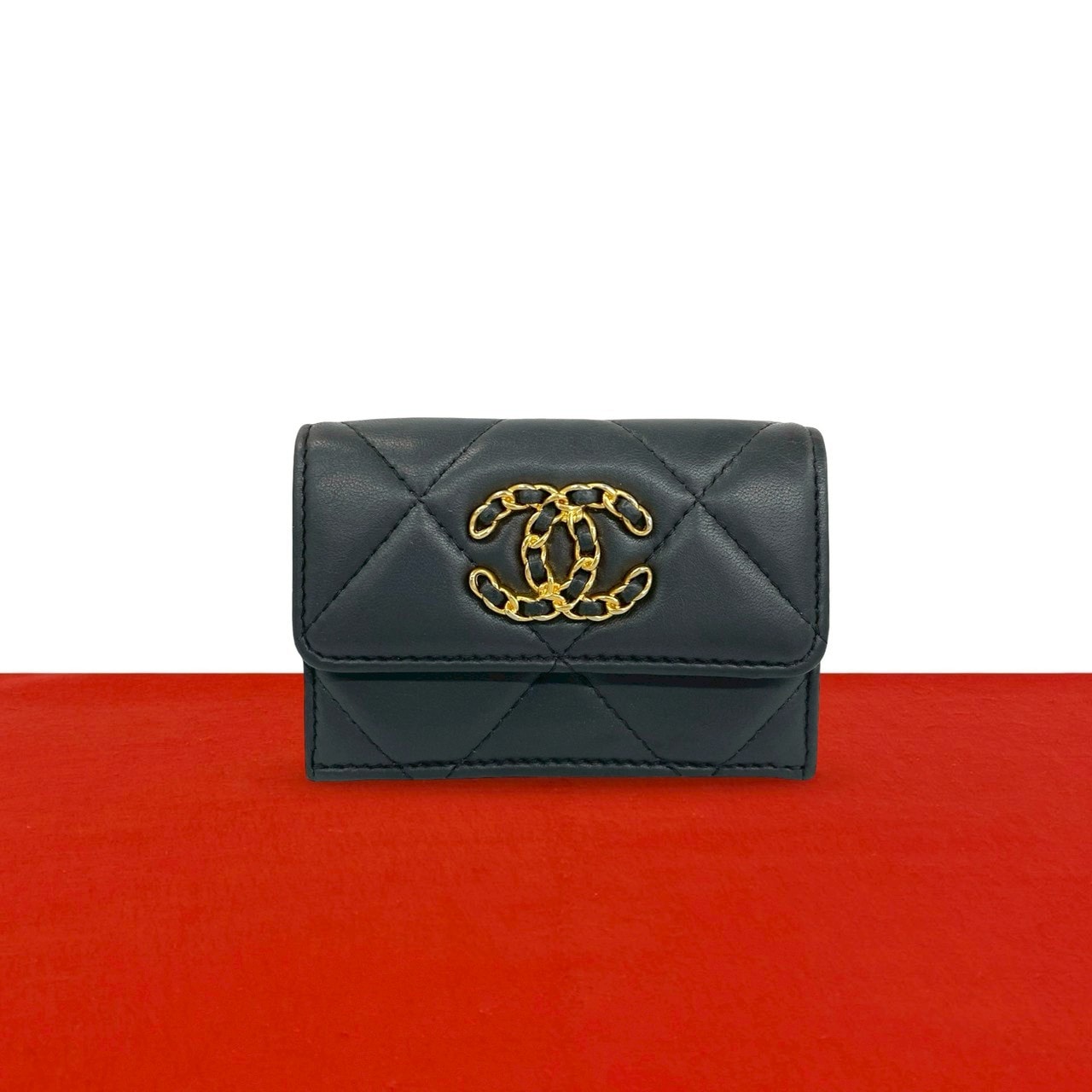 C (やや傷や汚れあり)】CHANEL（シャネル）カメリア ココマーク