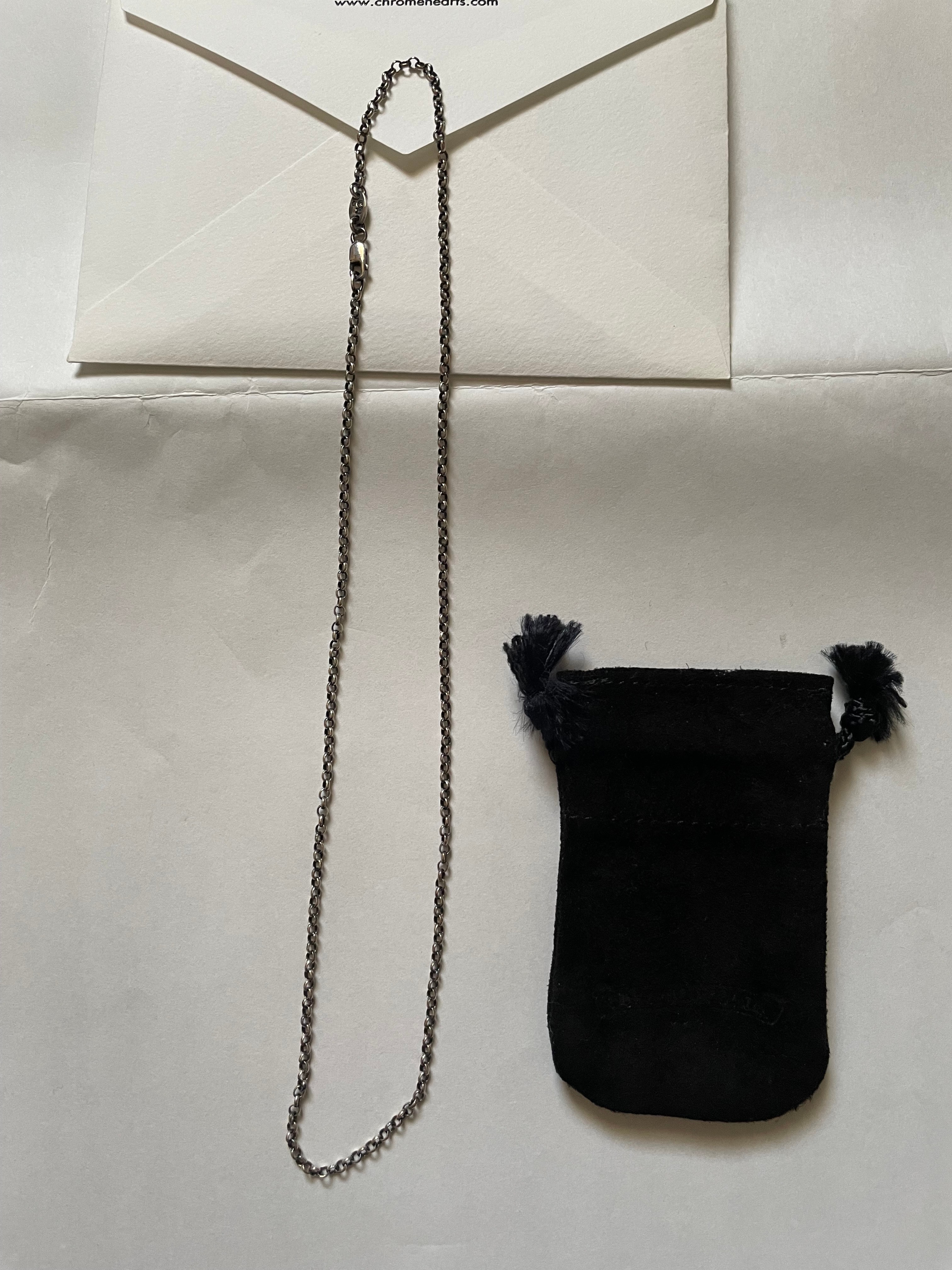 Chrome Hearts Roll Chain Necklace "Silver"