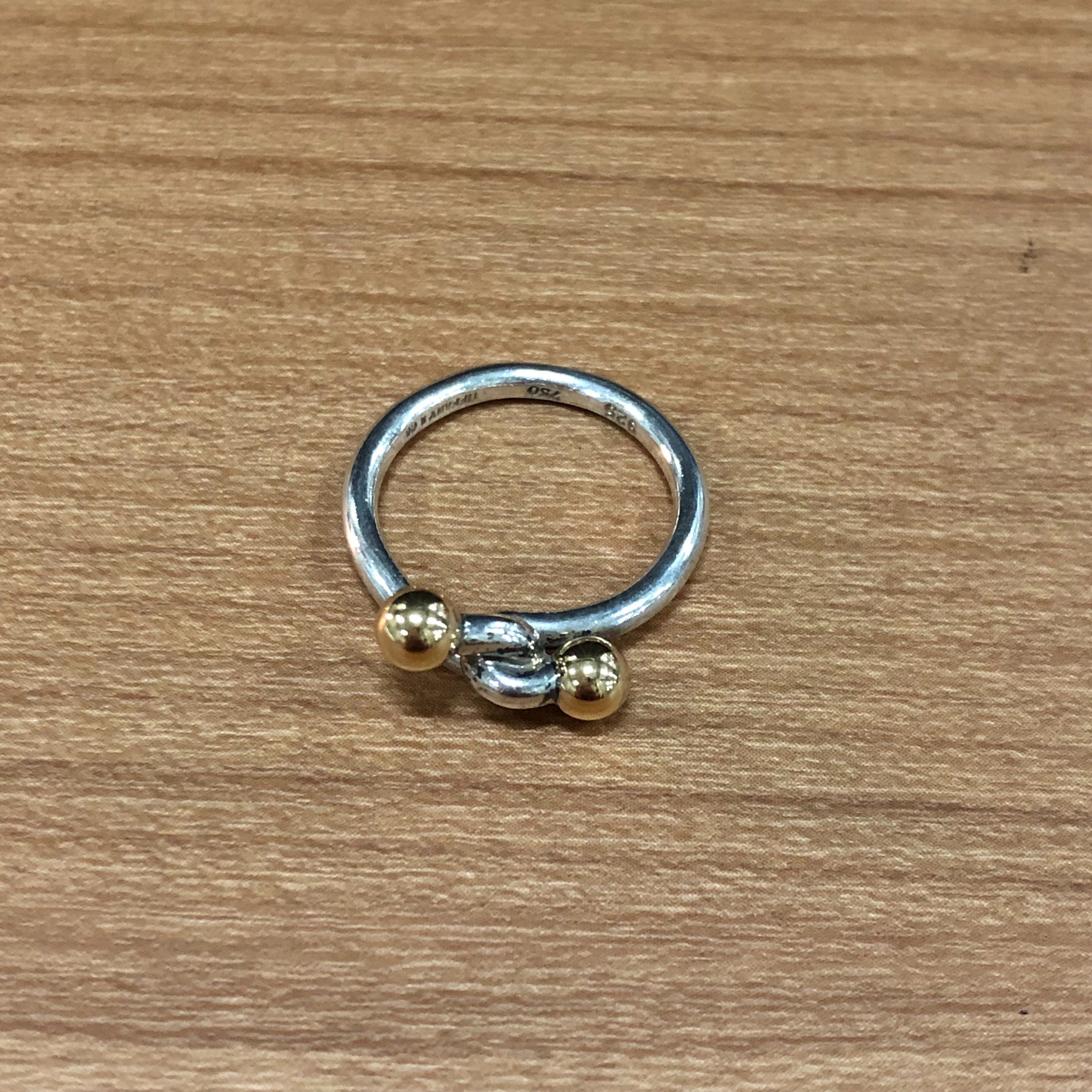 Tiffany & Co HOOK & EYE RING "Silver"