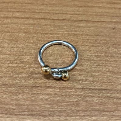 Tiffany & Co HOOK & EYE RING "Silver"