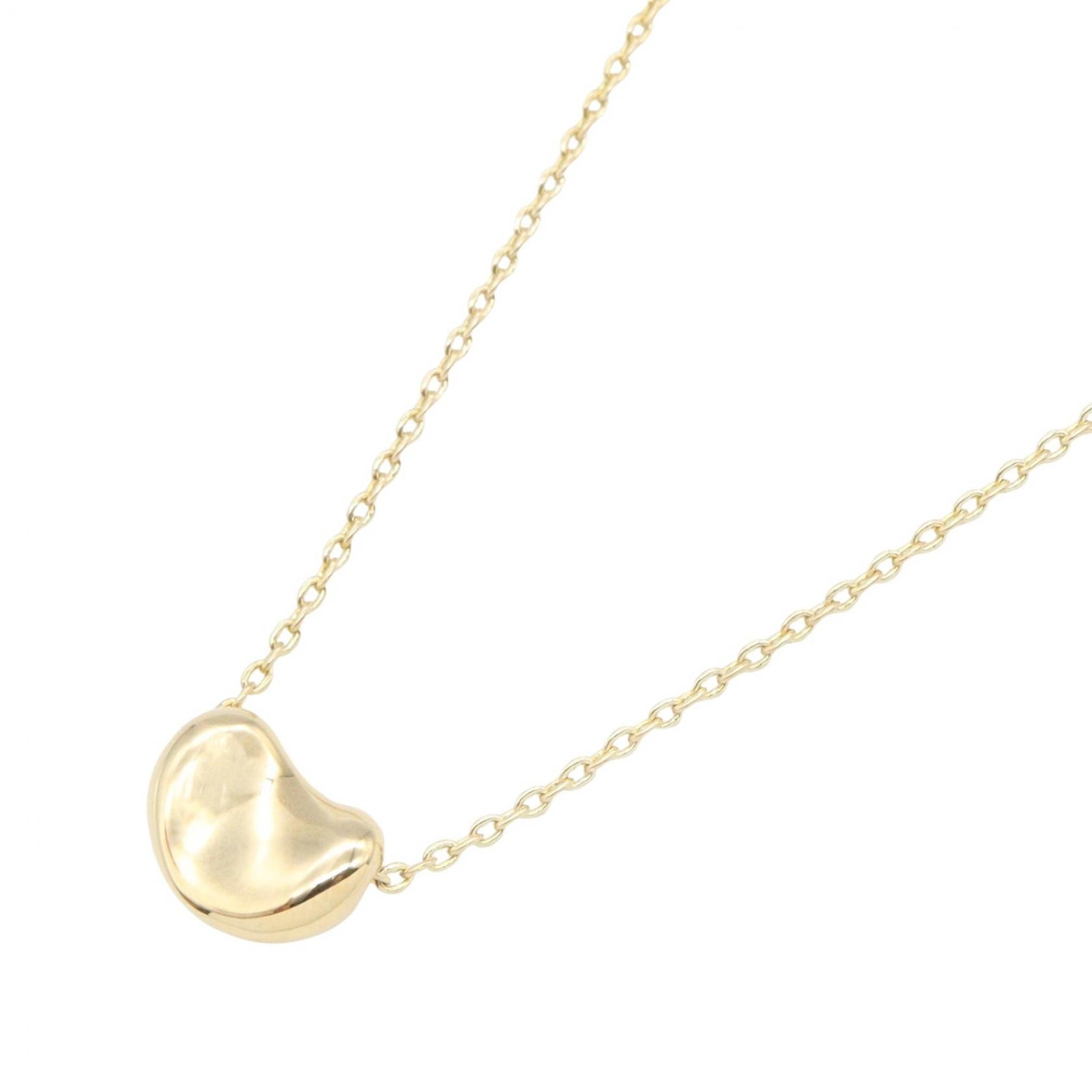 ティファニー TIFFANY&CO ビーン ネックレス ネックレス ジュエリー K18(イエローゴールド) レディース ゴールド系 【中古】