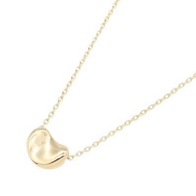 ティファニー TIFFANY&CO ビーン ネックレス ネックレス ジュエリー K18(イエローゴールド) レディース ゴールド系 【中古】