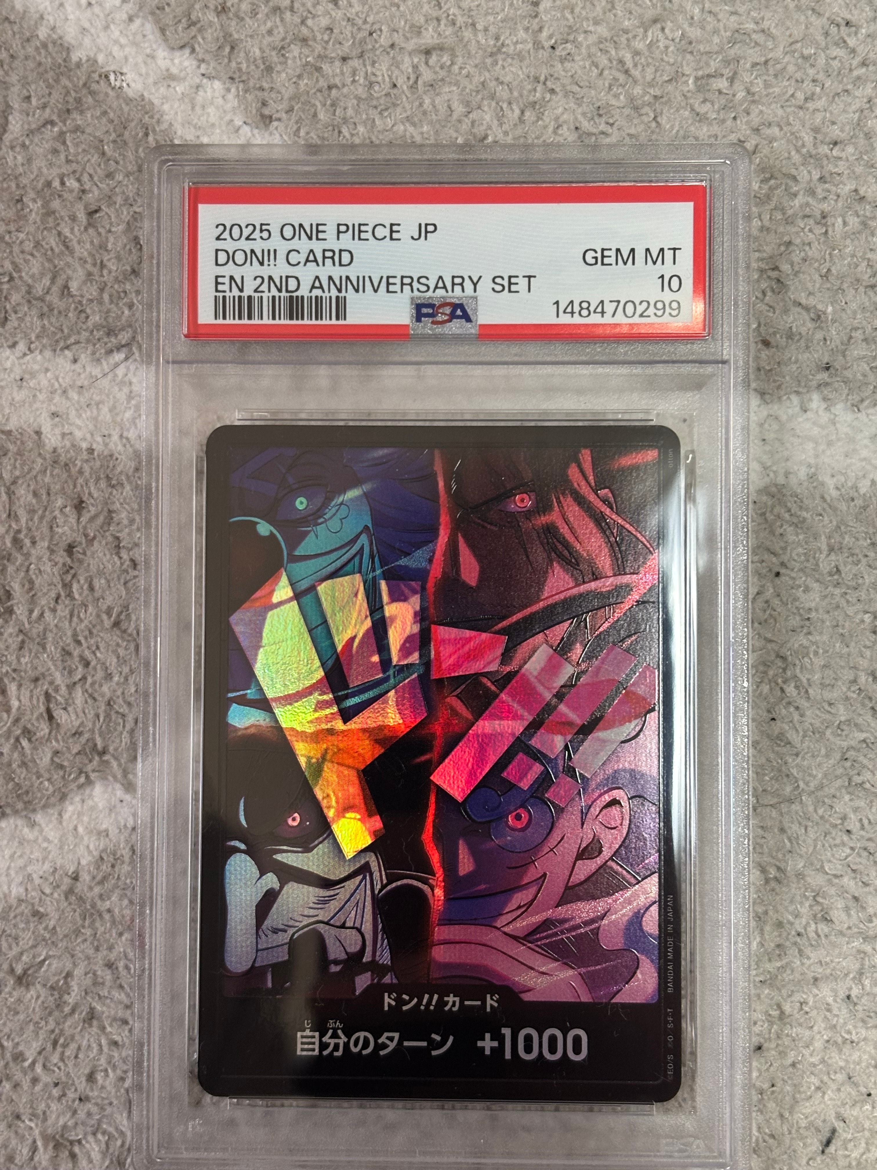 PSA10】ドン!!カード : 新四皇 [開封済] (アニバーサリーセット