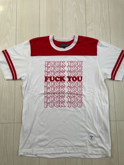Supreme x HYSTERIC GLAMOUR Fuck You Football Tee "White"